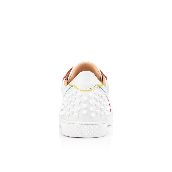 Adidași Christian Louboutin Vieira 2 Calf Sneakers Dama Albi Colorati | RO63930