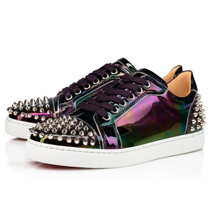 Adidași Christian Louboutin Vieira 2 Lacuita Sneakers Dama Negrii Gri | RO95466