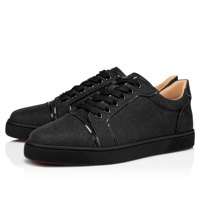 Adidași Christian Louboutin Vieira Calf Sneakers Dama Negrii | RO79349