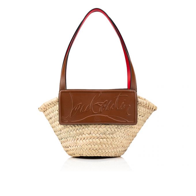 Basket Christian Louboutin Loubishore Small Creative Fabric Basket Dama Bej Maro | RO04810