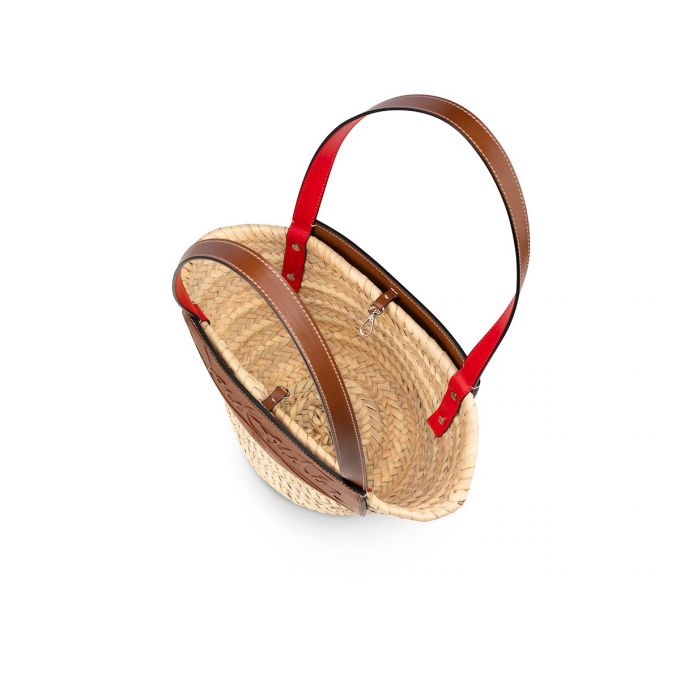 Basket Christian Louboutin Loubishore Small Creative Fabric Basket Dama Bej Maro | RO04810