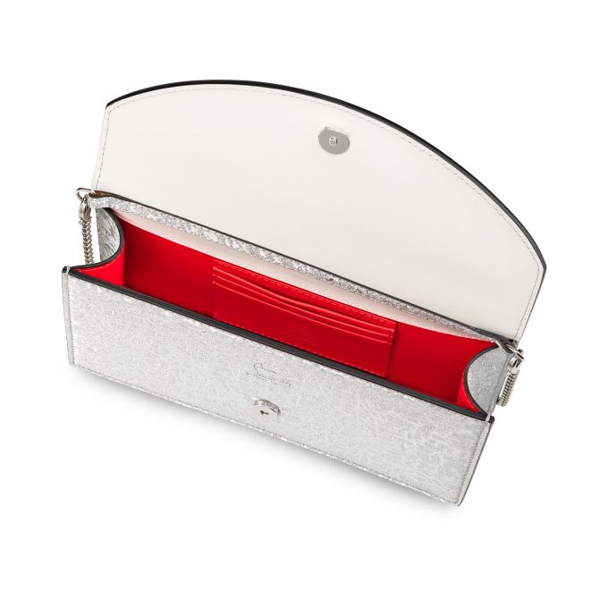 Belt Bags & Mini Bags Christian Louboutin Loubi54 Creative Piele Mini Bags Dama Argintii | RO08496