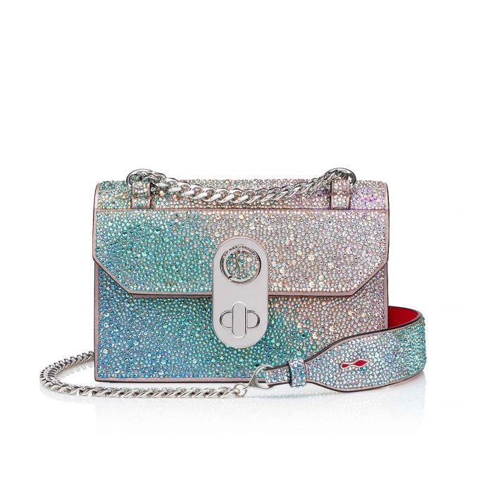 Belt Bags & Mini Bags Christian Louboutin Elisa Mini Strass Mini Bags Dama Roz Albi Colorati Argintii | RO16724