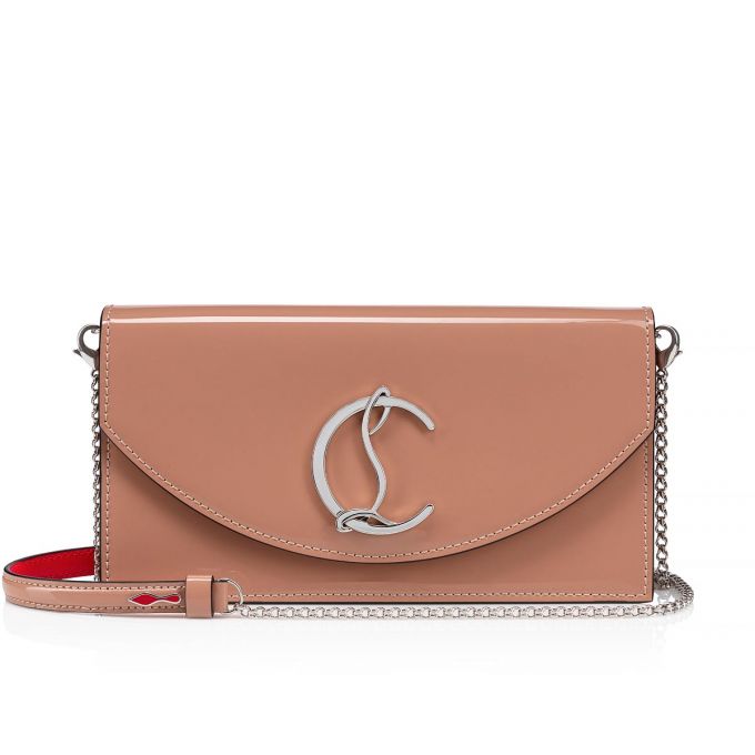 Belt Bags & Mini Bags Christian Louboutin Loubi54 Clasici Piele Mini Bags Dama Bej Argintii | RO27199