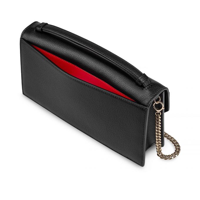 Belt Bags & Mini Bags Christian Louboutin Elisa Baguette Clasici Piele Mini Bags Dama Negrii Aurii | RO58946