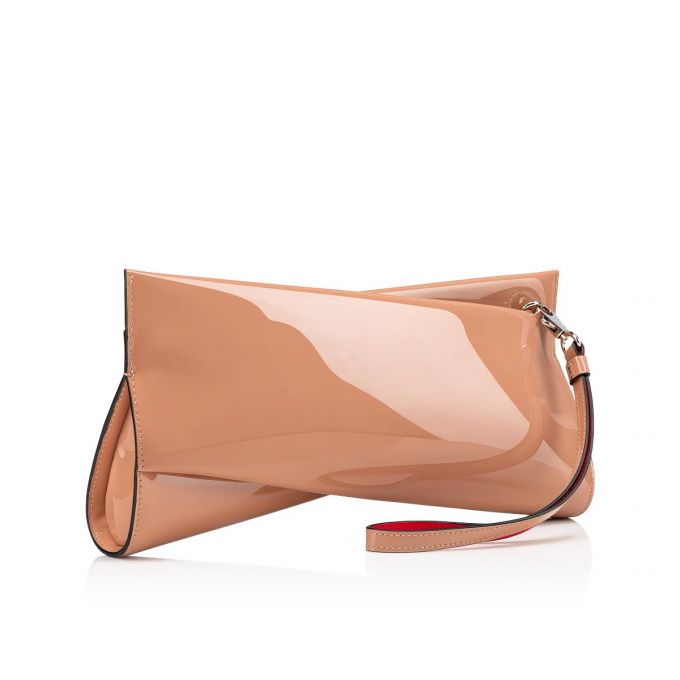 Belt Bags & Mini Bags Christian Louboutin Loubitwist Clutch Clasici Piele Mini Bags Dama Bej | RO61561