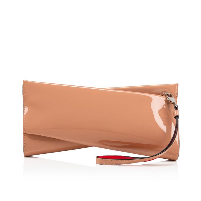 Belt Bags & Mini Bags Christian Louboutin Loubitwist Clutch Clasici Piele Mini Bags Dama Bej | RO61561