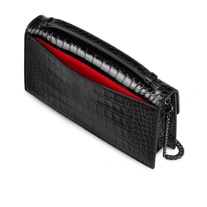 Belt Bags & Mini Bags Christian Louboutin Elisa Baguette Creative Piele Mini Bags Dama Negrii | RO66825