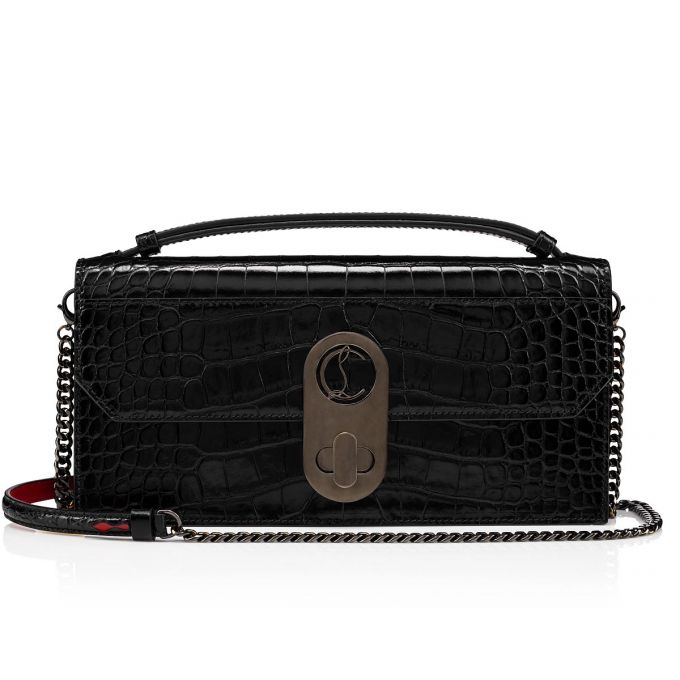 Belt Bags & Mini Bags Christian Louboutin Elisa Baguette Creative Piele Mini Bags Dama Negrii | RO66825