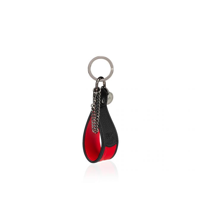 Breloc Christian Louboutin M Curea Sneakers Sole Keyring Clasici Piele Keyrings Barbati Rosii Negrii | RO19878