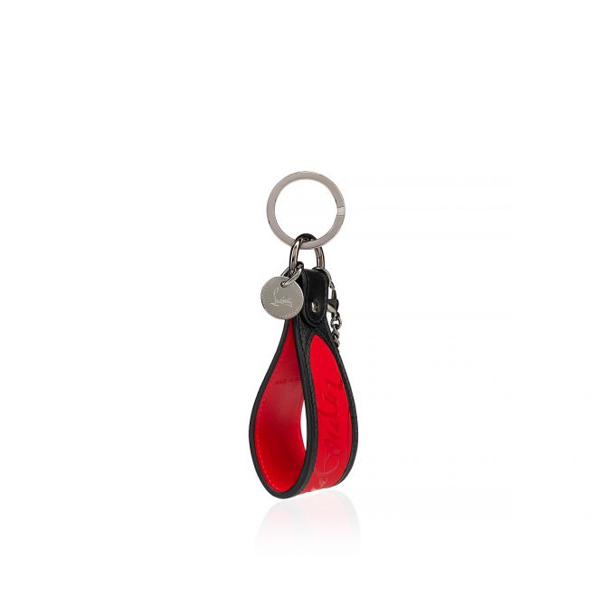 Breloc Christian Louboutin M Curea Sneakers Sole Keyring Clasici Piele Keyrings Barbati Rosii Negrii | RO19878