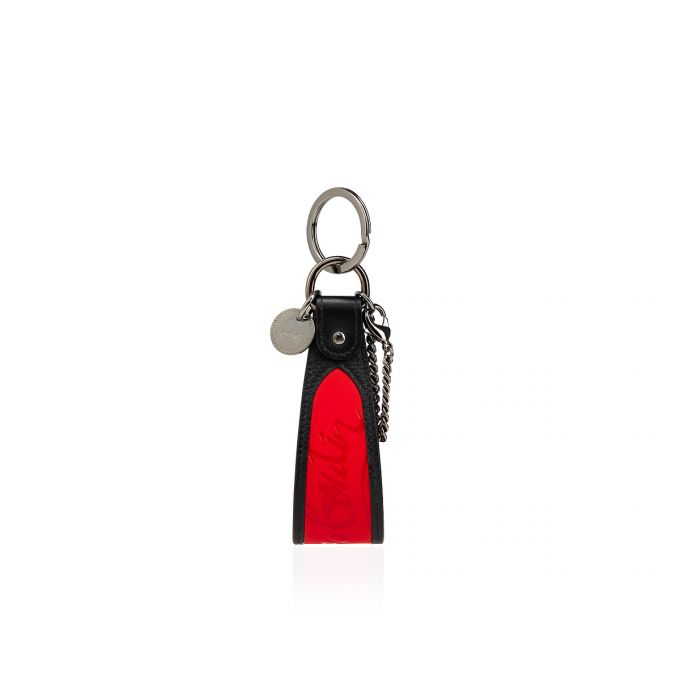 Breloc Christian Louboutin M Curea Sneakers Sole Keyring Clasici Piele Keyrings Barbati Rosii Negrii | RO19878