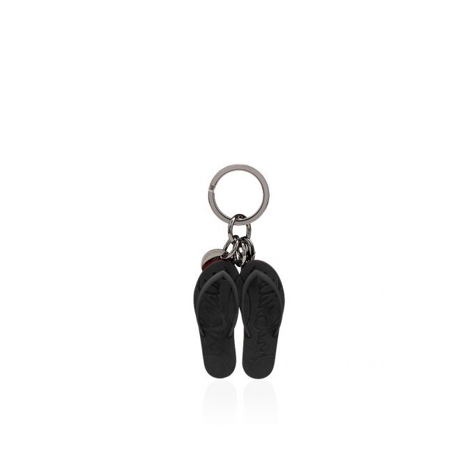 Breloc Christian Louboutin M Loubiflip Keyring Plastic Finish Keyrings Dama Negrii | RO56430