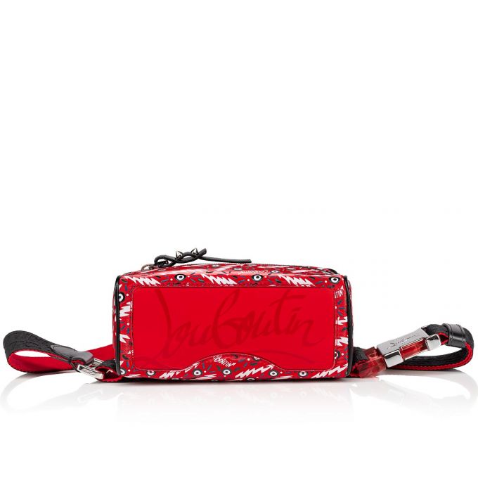 Bum Bags Christian Louboutin Blaster Creative Fabric Bum Bags Barbati Rosii Negrii | RO80116