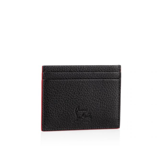 Card Holder Christian Louboutin M Kios Creative Piele Card Holder Barbati Negrii | RO26753