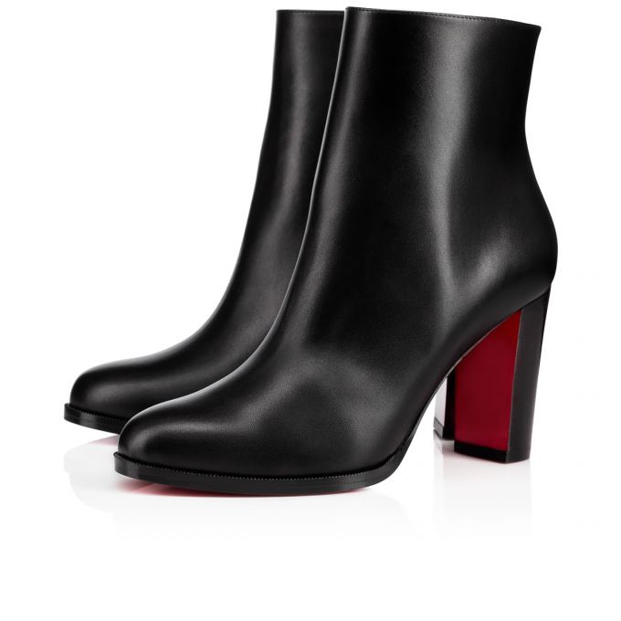 Cizme Christian Louboutin Adox 085 85 Lucido Calf Boots Dama Negrii | RO27999