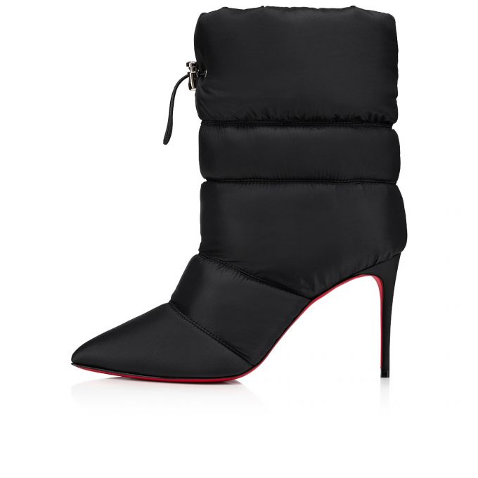 Cizme Christian Louboutin Astro Pointue 85 Creative Fabric Boots Dama Negrii | RO25451