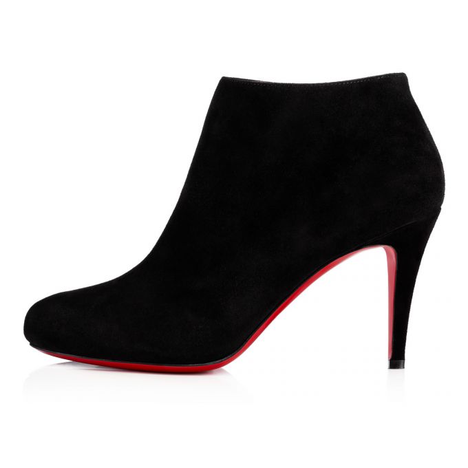 Cizme Christian Louboutin Belle 085 85 Veau Velours Boots Dama Negrii | RO97027