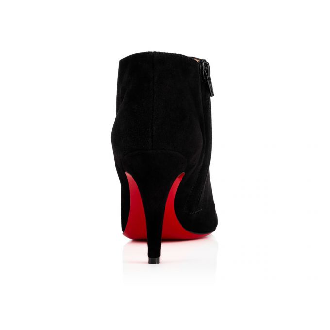 Cizme Christian Louboutin Belle 085 85 Veau Velours Boots Dama Negrii | RO97027