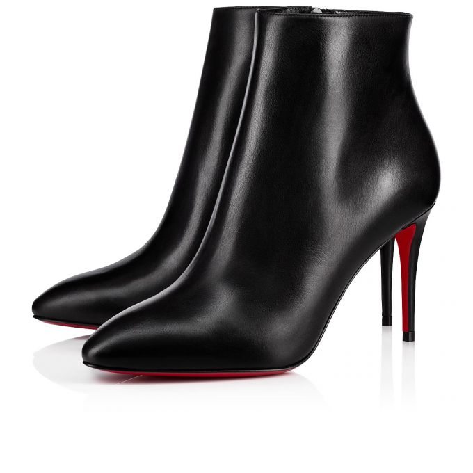 Cizme Christian Louboutin Eloise Booty 085 85 Calf Boots Dama Negrii | RO00111