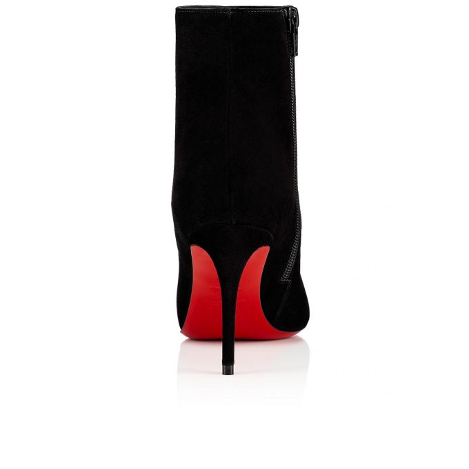 Cizme Christian Louboutin Eloise Booty 085 85 Veau Velours Boots Dama Negrii | RO66320