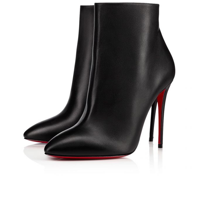 Cizme Christian Louboutin Eloise Booty 100 100 Calf Boots Dama Negrii | RO63630