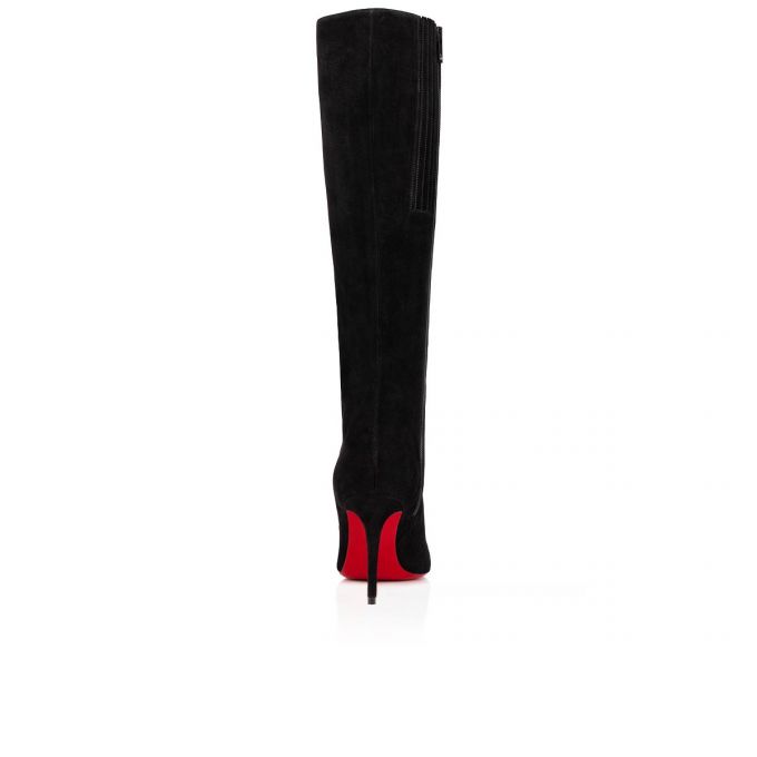 Cizme Christian Louboutin Eloise Botta 085 85 Veau Velours Boots Dama Negrii | RO22135