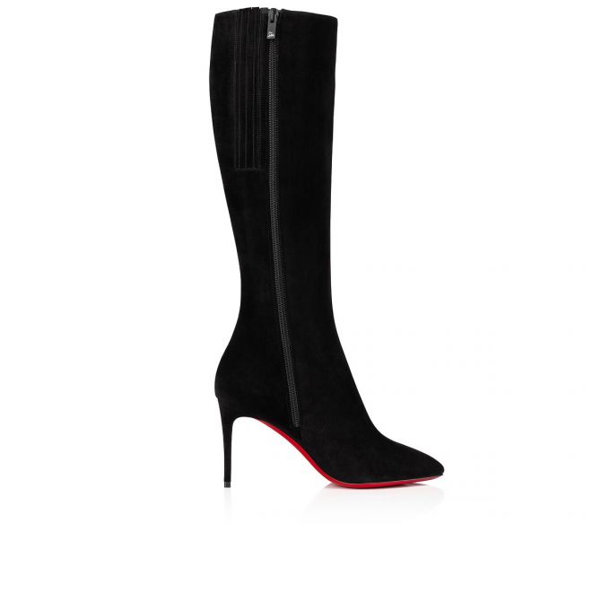 Cizme Christian Louboutin Eloise Botta 085 85 Veau Velours Boots Dama Negrii | RO22135