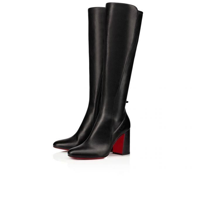 Cizme Christian Louboutin Kronobotte 085 85 Calf Boots Dama Negrii | RO25667