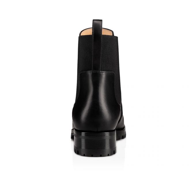 Cizme Christian Louboutin Marchacroche 000 Calf Boots Dama Negrii | RO53220