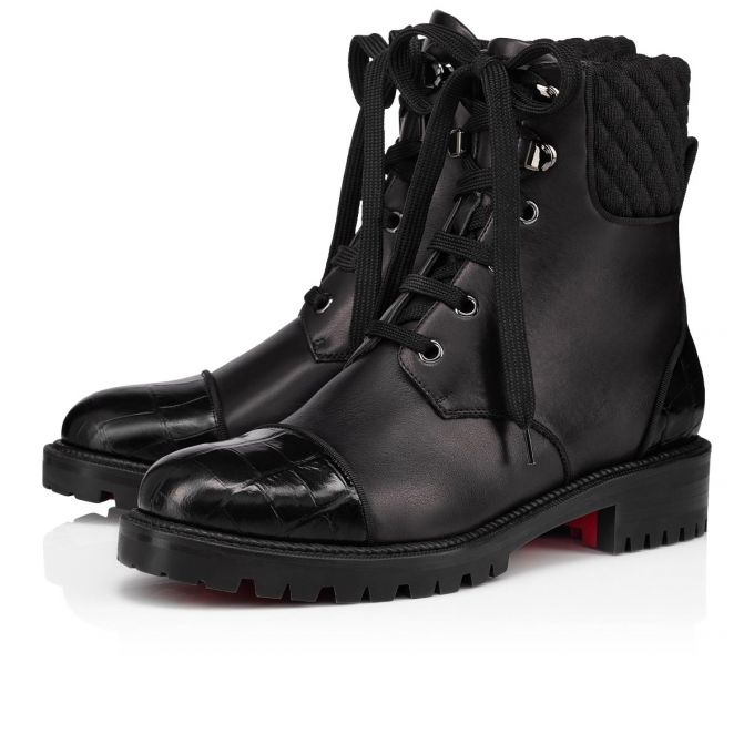 Cizme Christian Louboutin Mayr Boot Calf Boots Dama Negrii | RO90037