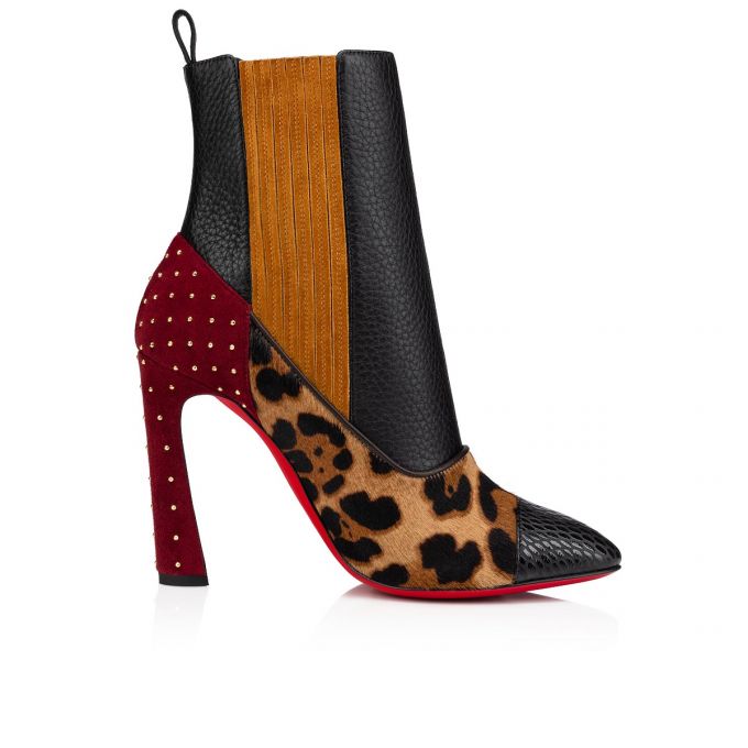 Cizme Christian Louboutin Me In The 90s Plume 100 Version Exotic Piele Boots Dama Colorati | RO48768