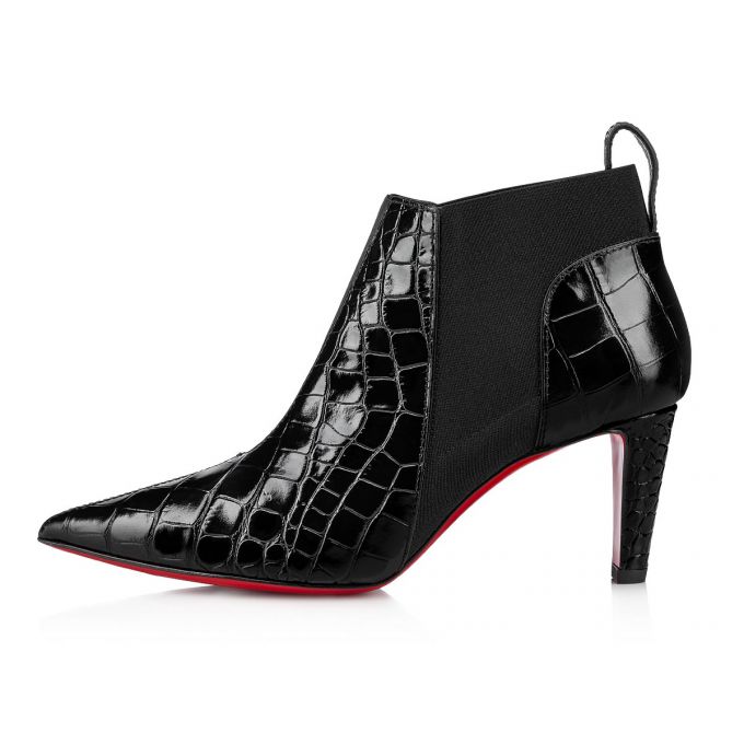 Cizme Christian Louboutin Tchakaboot 70 Calf Boots Dama Negrii | RO00935