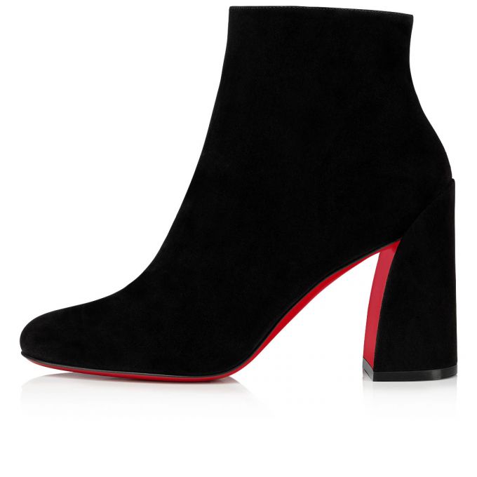 Cizme Christian Louboutin Turela 085 85 Veau Velours Boots Dama Negrii | RO77659