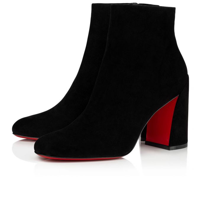 Cizme Christian Louboutin Turela 085 85 Veau Velours Boots Dama Negrii | RO77659