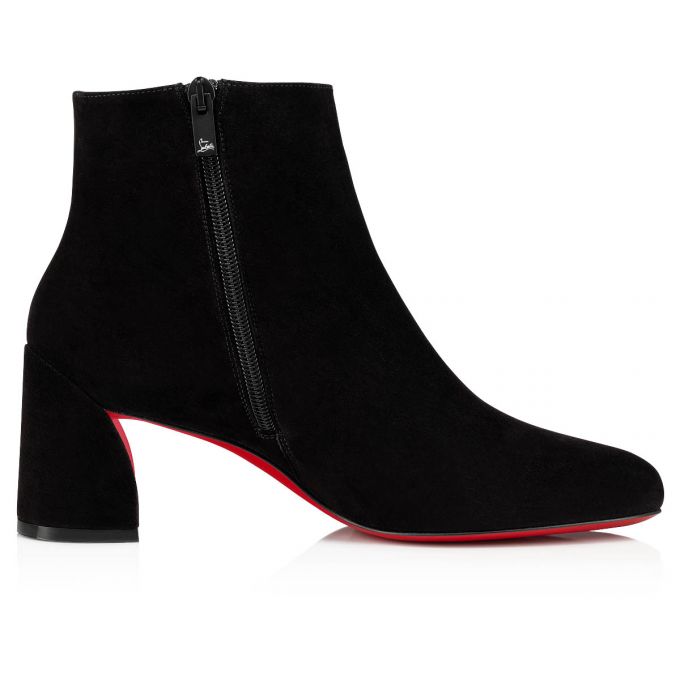 Cizme Christian Louboutin Turela 55 Veau Velours 55 Veau Velours Boots Dama Negrii | RO98799