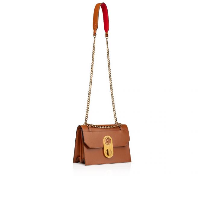 Cross Body Bags Christian Louboutin Elisa Large Coconut Clasici Piele Cross Body Bags Dama Maro | RO05669