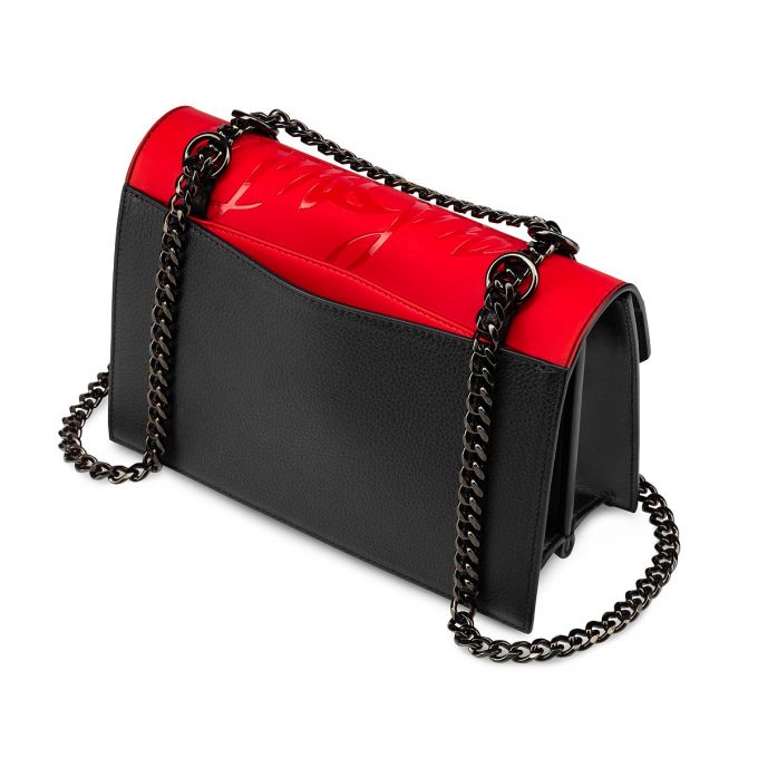 Cross Body Bags Christian Louboutin Elisa Small Gomme Cross Body Bags Dama Rosii Negrii | RO07985