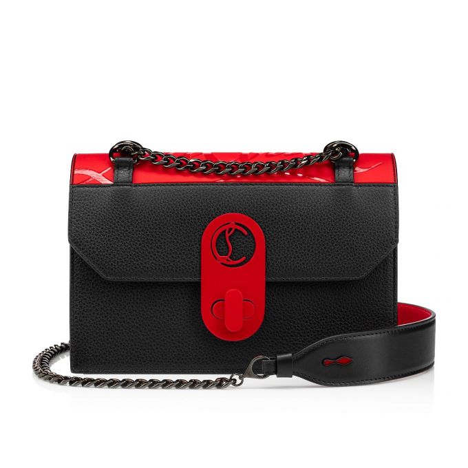 Cross Body Bags Christian Louboutin Elisa Small Gomme Cross Body Bags Dama Rosii Negrii | RO07985