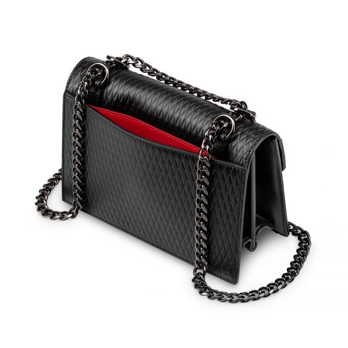 Cross Body Bags Christian Louboutin Elisa Mini Creative Piele Cross Body Bags Dama Negrii | RO15784