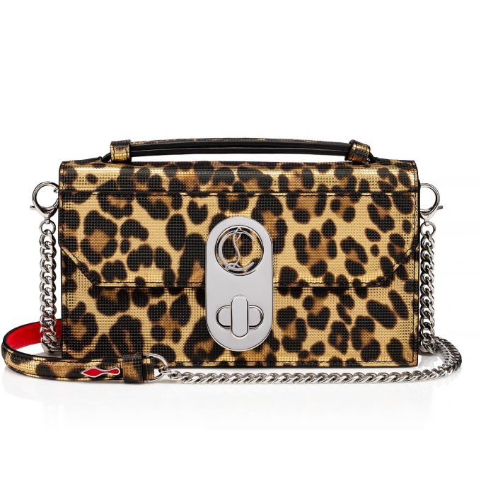 Cross Body Bags Christian Louboutin Elisa Baguette S Creative Piele Cross Body Bags Dama Aurii Argintii | RO85092