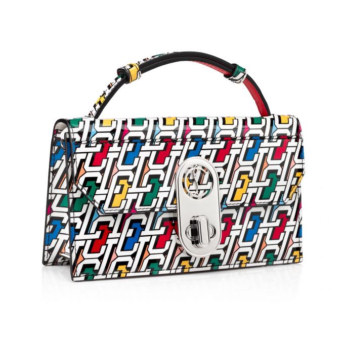 Cross Body Bags Christian Louboutin Elisa Baguette S Creative Piele Cross Body Bags Dama Colorati Argintii | RO99850