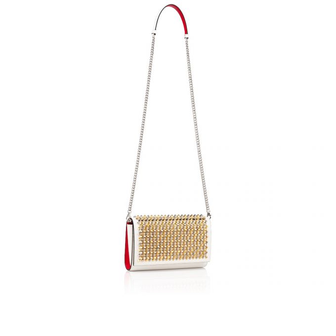 Cross Body Bags Christian Louboutin Paloma Clutch Clasici Piele Cross Body Bags Dama Albi Colorati | RO12614