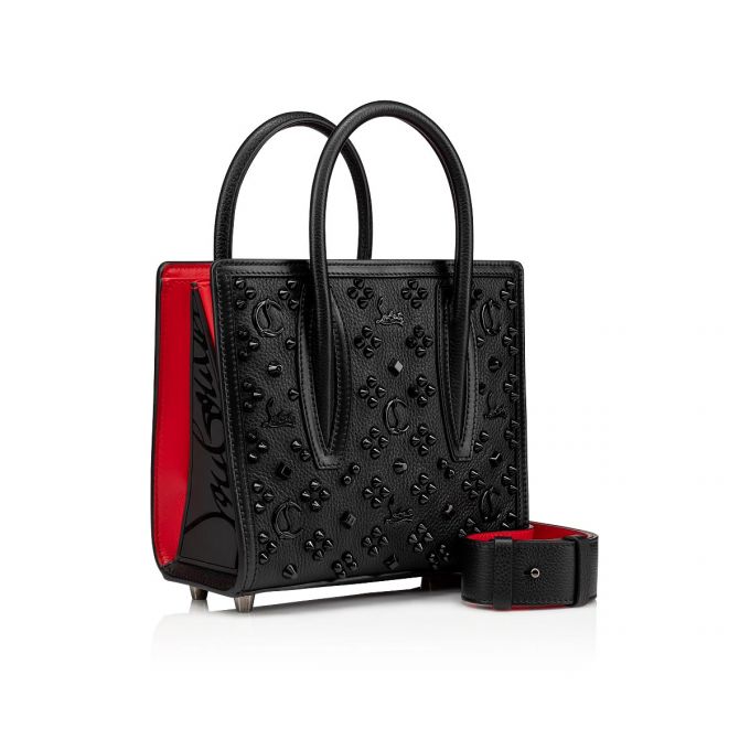 Cross Body Bags Christian Louboutin Paloma S Mini Calf Emp/Calf Clasici Piele Cross Body Bags Dama Negrii | RO15724