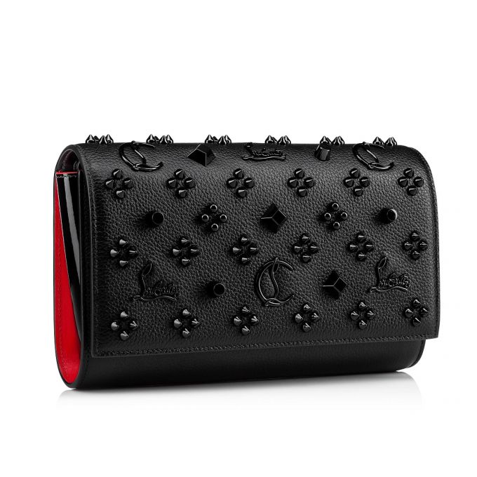 Cross Body Bags Christian Louboutin Paloma Clutch Clasici Piele Cross Body Bags Dama Negrii | RO16833