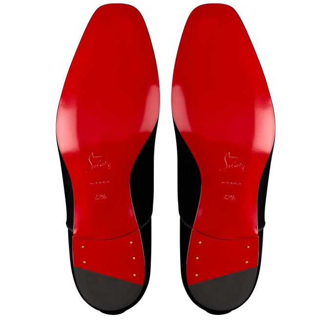 Derby Christian Louboutin Alpha Male 000 Veau Velours Derby Barbati Negrii | RO89135