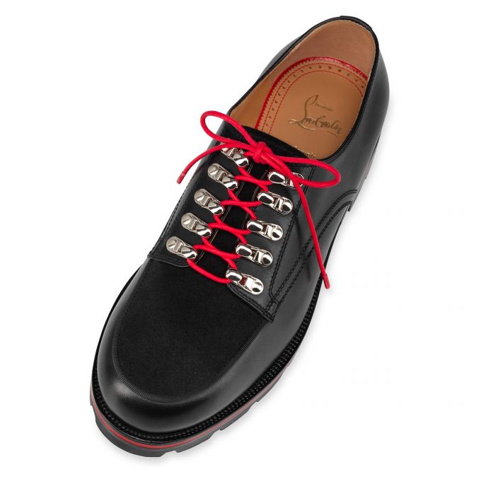 Derby Christian Louboutin Simonalpes Calf Derby Barbati Negrii | RO63405