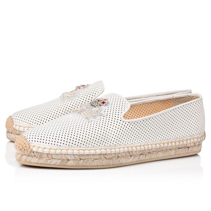 Espadrilles Christian Louboutin Nanou Orlato Nappa Espadrilles Dama Albi | RO99598