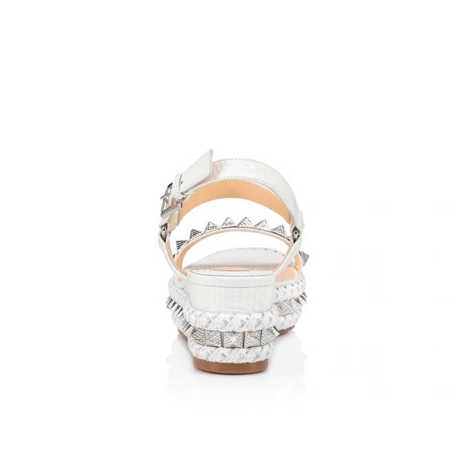 Espadrilles Christian Louboutin Pyraclou 60 Calf Espadrilles Dama Albi | RO33654