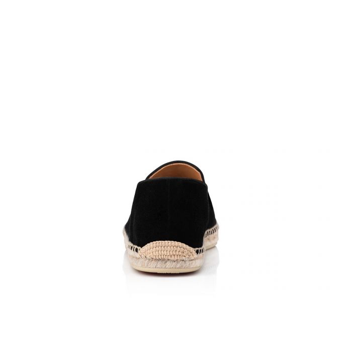 Espadrilles & Sandals Christian Louboutin Esparadra Calf Espadrilles Barbati Negrii | RO42987